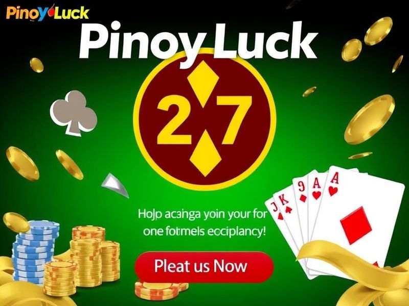 Welcome to PinoyLuck.com – the ultimate online casino offering thrilling slots, live poker, roulette, and baccarat. Enjoy secure real-money gambling, exclusive bonuses, and top-tier gaming experiences tailored for players worldwide. Play on mobile or desktop today!