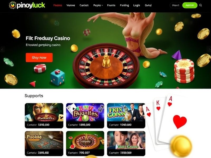 Welcome to PinoyLuck.com – the ultimate online casino offering thrilling slots, live poker, roulette, and baccarat. Enjoy secure real-money gambling, exclusive bonuses, and top-tier gaming experiences tailored for players worldwide. Play on mobile or desktop today!